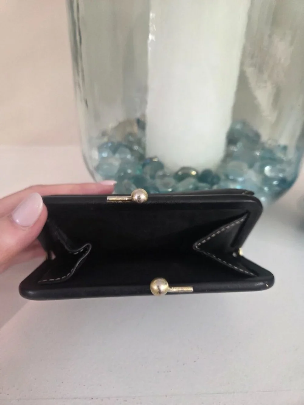 Vintage Coach Hampton Kisslock Wallet